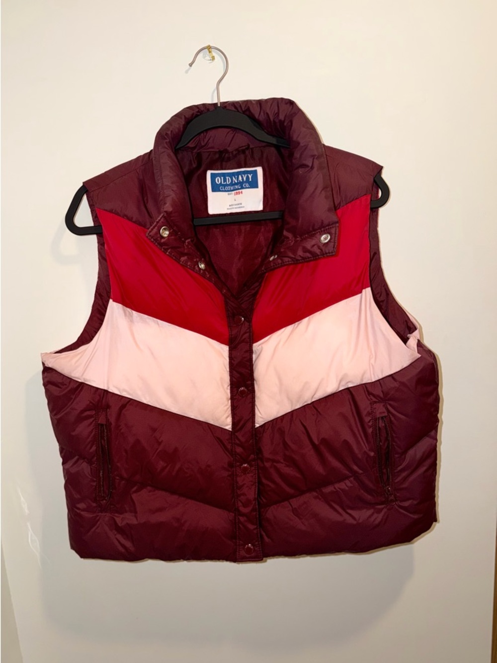 Old Navy Reissue Colorblock Puffer Vest